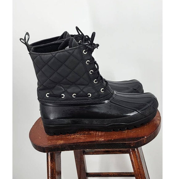 Sperry Top-Sider Women's Gosling Duck Boot, Black‎ Size 10 - Picture 2 of 7